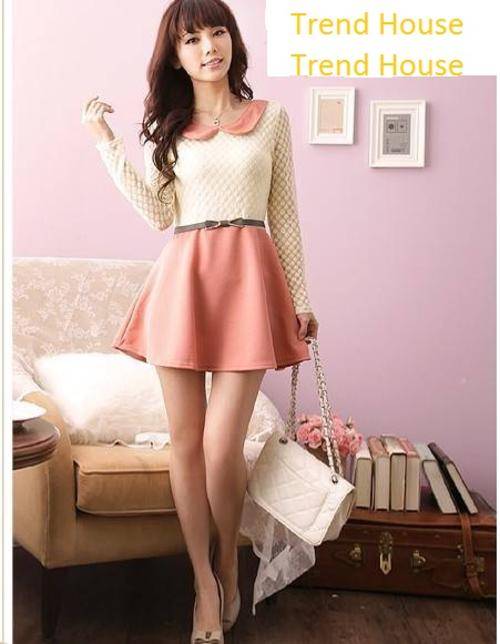 Vintage Mix & Match Dress (Available in Salmon Pink only)
